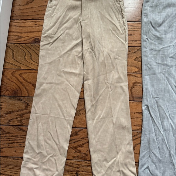 Boy’s sz 14 Calvin Klein Beige Gray Suit Separates Dress Pants - Picture 2 of 7